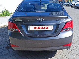 2015 Hyundai Solaris I Рестайлинг, серый, 630000 рублей, вид 5