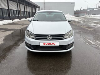 2019 Volkswagen Polo V Рестайлинг, белый, 735000 рублей, вид 2