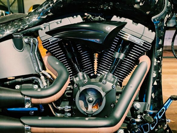 2012 Harley-Davidson Fat Boy, чёрный, 3700000 рублей - вид 9