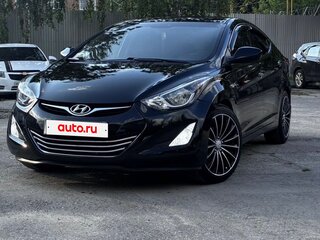 2014 Hyundai Elantra V (MD) Рестайлинг, чёрный, 1450000 рублей, вид 2