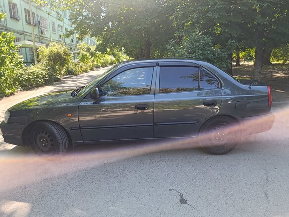 2008 Hyundai Accent ТагАЗ II, серый, 500000 рублей - вид 3