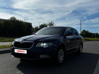 2009 Skoda Superb II, синий, 850000 рублей, вид 1