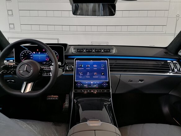 2024 Mercedes-Benz S-Класс 500 4MATIC VII (W223), чёрный - вид 10