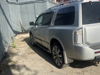 2008 Infiniti QX56 I Рестайлинг, серебристый, 820000 рублей, вид 4