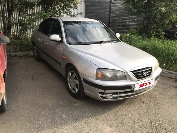 2005 Hyundai Elantra III (XD2) Рестайлинг, серебристый - вид 3