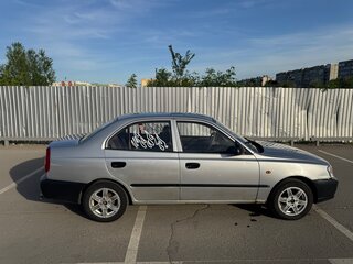 2004 Hyundai Accent ТагАЗ II, серебристый, 380000 рублей, вид 3