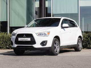 2014 Mitsubishi ASX I Рестайлинг, белый, 1100000 рублей, вид 1