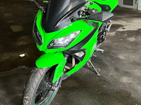 2012 Kawasaki Ninja 300, зелёный, 360000 рублей - вид 1