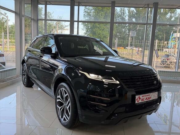 2025 Land Rover Range Rover Evoque II Рестайлинг, чёрный