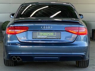 2015 Audi A4 IV (B8) Рестайлинг, синий, 1549000 рублей, вид 5