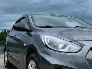 2012 Hyundai Solaris I, чёрный, 750000 рублей, вид 4