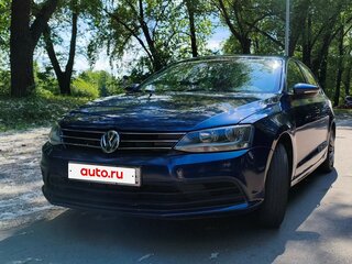 2015 Volkswagen Jetta VI Рестайлинг, синий, 795000 рублей, вид 4