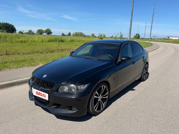 2008 BMW 3 серии 325i V (E90/E91/E92/E93) Рестайлинг, чёрный, 900000 рублей - вид 4