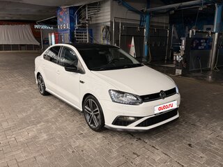 2017 Volkswagen Polo V Рестайлинг, белый, 1380000 рублей, вид 2