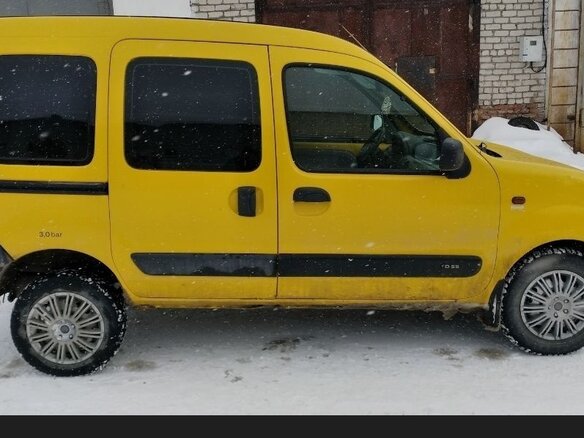 2001 Renault Kangoo I, жёлтый, 500000 рублей