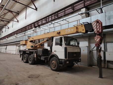 2008 МАЗ Автокраны, жёлтый, 3100000 рублей, вид 1