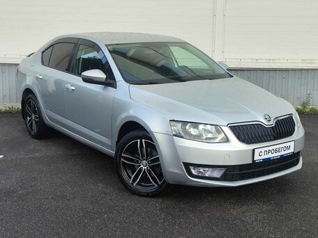 2013 Skoda Octavia III (A7), серебристый, 965000 рублей, вид 3