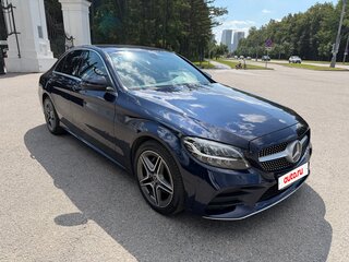 2020 Mercedes-Benz C-Класс 200 IV (W205) Рестайлинг, синий, 3749000 рублей, вид 2