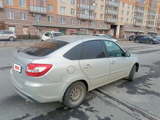 2019 Lada (ВАЗ) Granta I Рестайлинг, серебристый, 540000 рублей, вид 4
