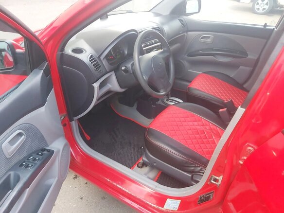 2007 Kia Picanto I Рестайлинг, красный, 500000 рублей - вид 17