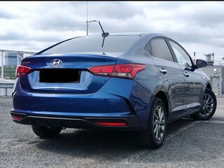 2022 Hyundai Solaris II Рестайлинг, синий, 1800000 рублей, вид 2