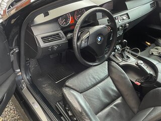 2005 BMW 5 серии 525i V (E60/E61), чёрный, 1200000 рублей, вид 4