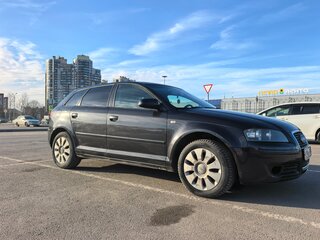 2005 Audi A3 II (8P) Рестайлинг 1, чёрный, 560000 рублей, вид 4