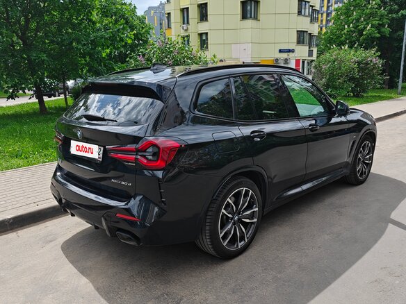 2021 BMW X3 30d xDrive III (G01) Рестайлинг, чёрный - вид 4