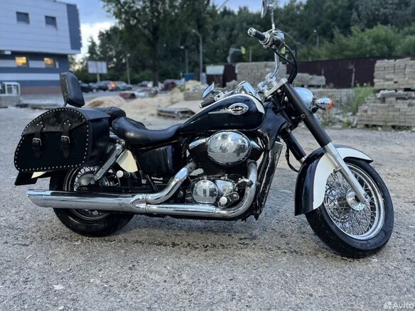1997 Honda Shadow 750, чёрный, 350000 рублей