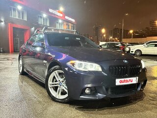 2014 BMW 5 серии 528i xDrive VI (F10/F11/F07) Рестайлинг, синий, 2100000 рублей, вид 2
