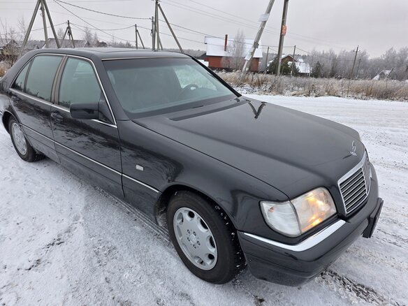 1994 Mercedes-Benz S-Класс 500 Long III (W140) Рестайлинг, чёрный, 1300000 рублей