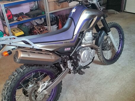 2007 Yamaha XT250 Serow, фиолетовый, 400000 рублей, вид 3