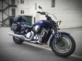 2002 Honda VTX 1800, синий, 780000 рублей, вид 3