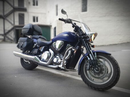 2002 Honda VTX 1800, синий, 780000 рублей, вид 3