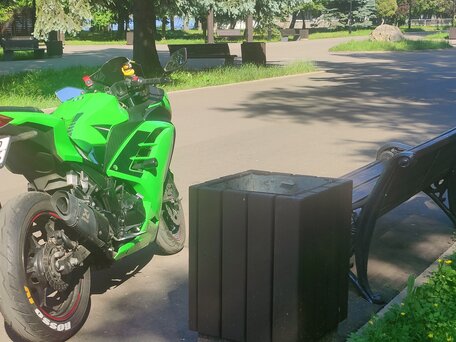 2013 Kawasaki Ninja 300, зелёный, 410000 рублей, вид 5