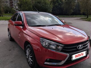 2017 Lada (ВАЗ) Vesta I, красный, 700000 рублей, вид 3