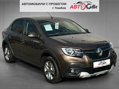 2019 Renault Logan Stepway II Рестайлинг, коричневый, 950000 рублей, вид 3