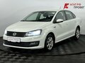2016 Volkswagen Polo V Рестайлинг, белый - вид 1