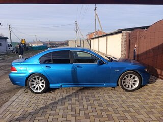 2001 BMW 7 серии 745i IV (E65/E66), синий, 700000 рублей, вид 5