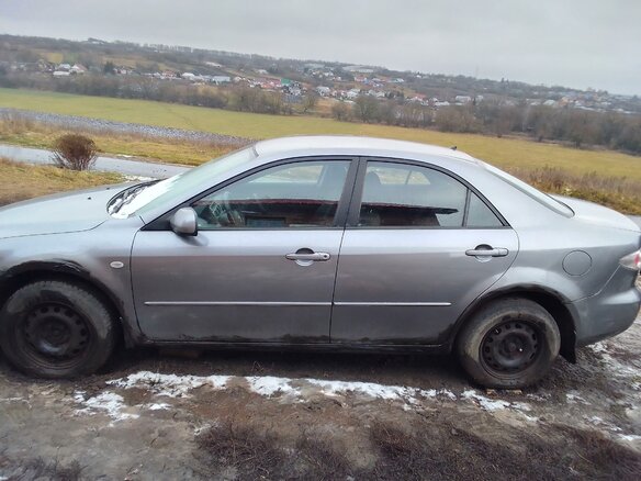 2006 Mazda 6 I (GG) Рестайлинг, серый, 280000 рублей - вид 2