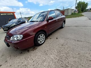 2006 Kia Spectra I Рестайлинг 2, красный, 169000 рублей, вид 1