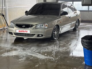 2008 Hyundai Accent ТагАЗ II, бежевый, 400000 рублей, вид 2