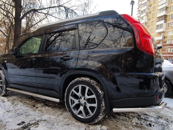 2010 Nissan X-Trail II, чёрный, 1100000 рублей - вид 10