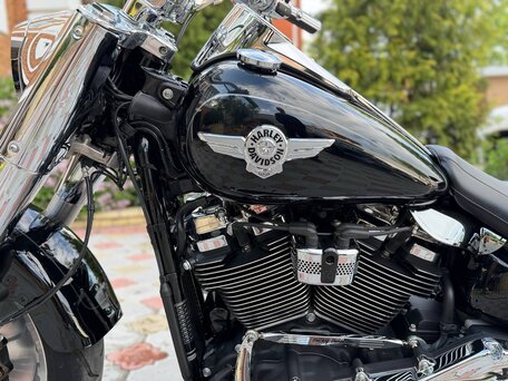 2021 Harley-Davidson Fat Boy, чёрный, 1800000 рублей, вид 5