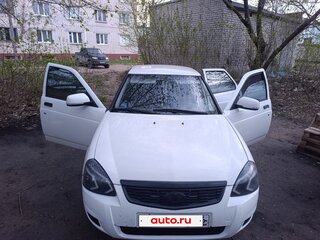 2009 Lada (ВАЗ) Priora I, белый, 300000 рублей, вид 1