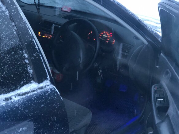 1997 Honda Civic Ferio II, синий, 210000 рублей - вид 5