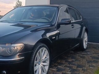 2006 BMW 7 серии 750i IV (E65/E66) Рестайлинг, чёрный, 1100000 рублей, вид 4