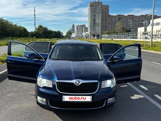 2009 Skoda Superb II, синий, 850000 рублей, вид 3