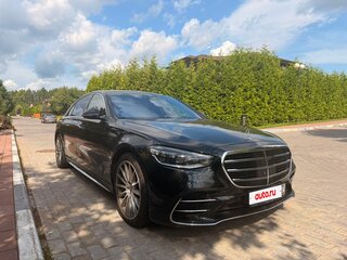 2022 Mercedes-Benz S-Класс 500 Long 4MATIC VII (W223), чёрный, 11500000 рублей, вид 4