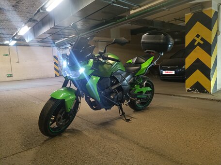 2011 Kawasaki Z 750, зелёный, 550000 рублей, вид 2